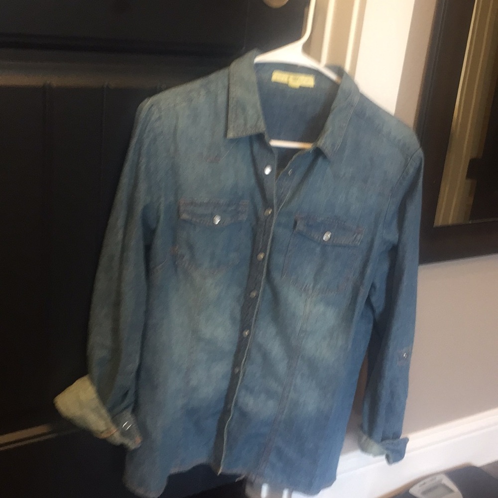 Blue jean top